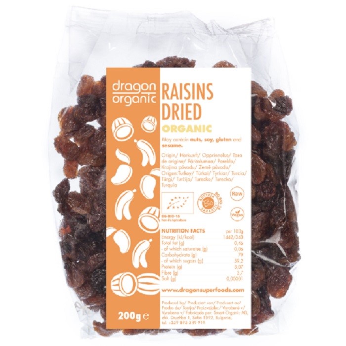 sultana raisins - ladybio organic food lebanon